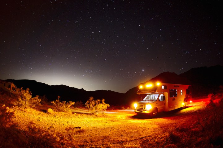 Sleeping under the stars