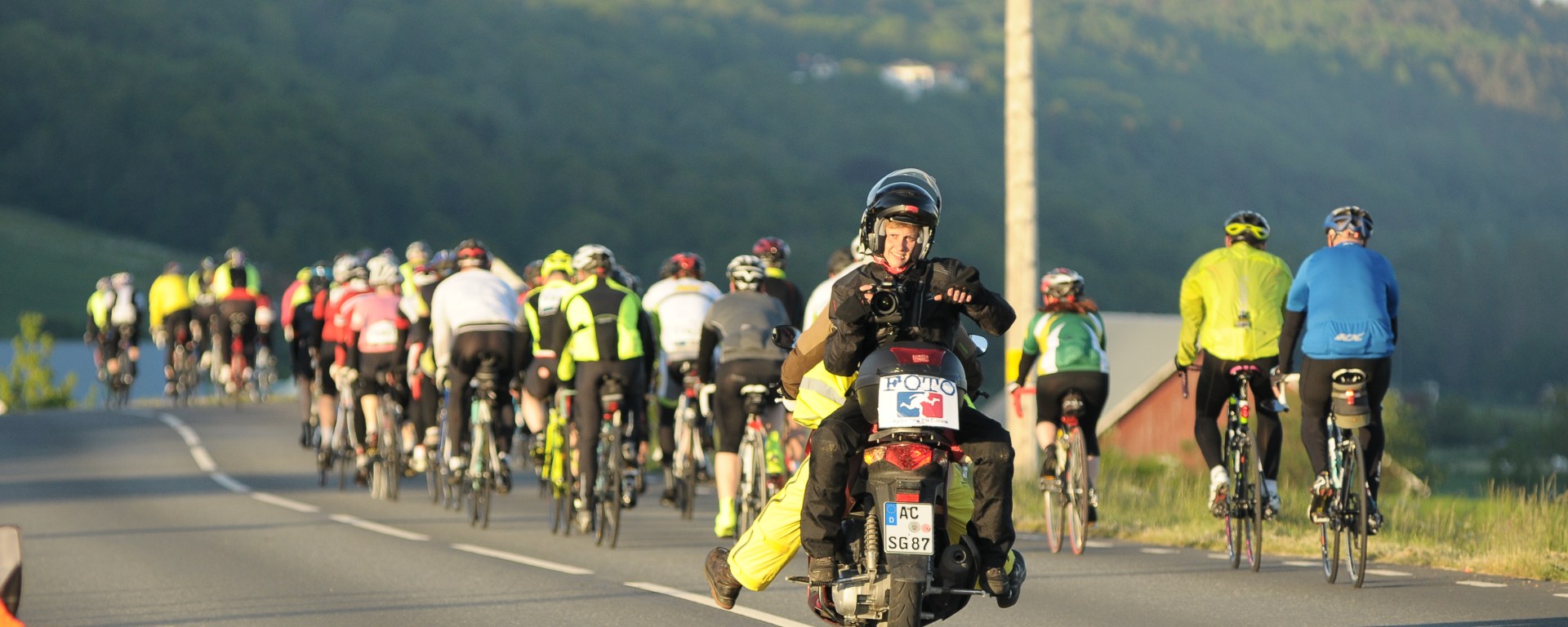 That's how we ride - backwards!