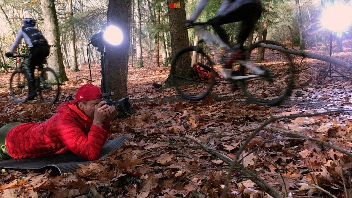 Fotograf bei der Arbeit